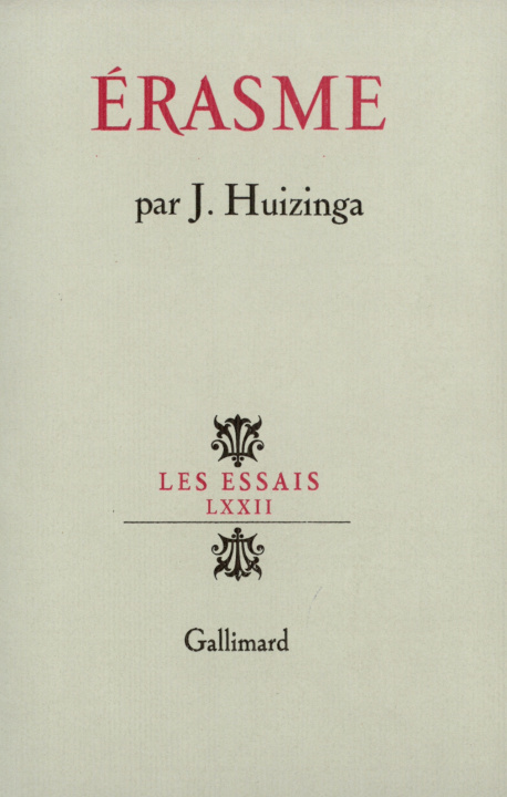 Libro Érasme Huizinga