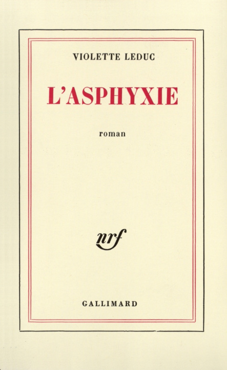 Book L'ASPHYXIE LEDUC