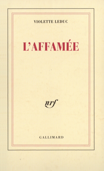 Book L'affamée Leduc