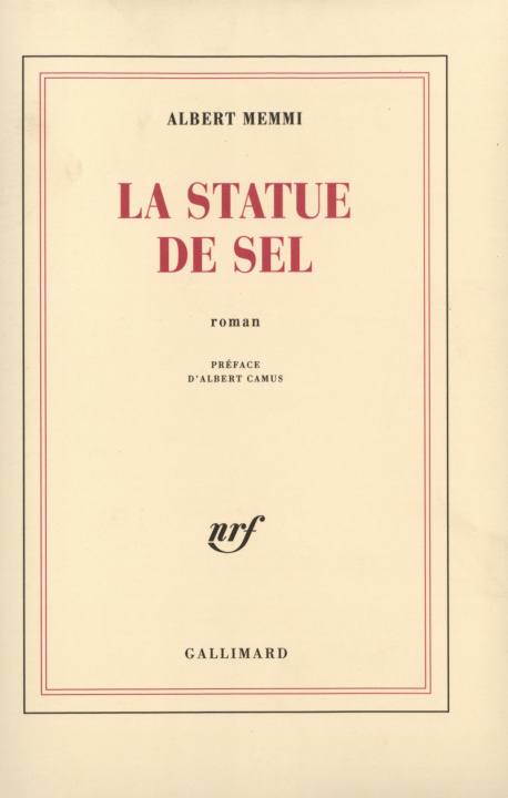 Knjiga La statue de sel Memmi