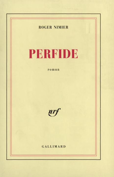 Kniha Perfide Nimier