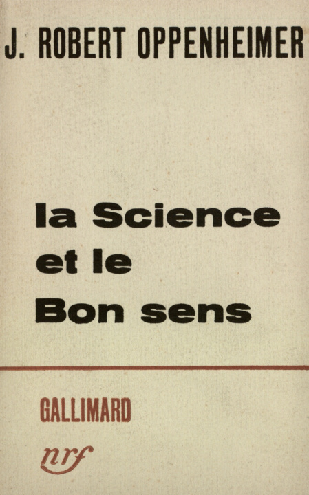 Buch LA SCIENCE ET LE BON SENS OPPENHEIMER