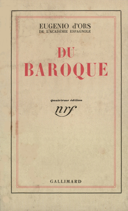 Boek DU BAROQUE D'ORS