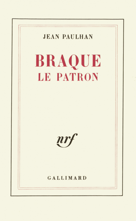 Knjiga Braque le patron Paulhan
