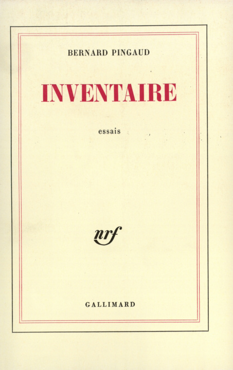 Boek Inventaire Pingaud