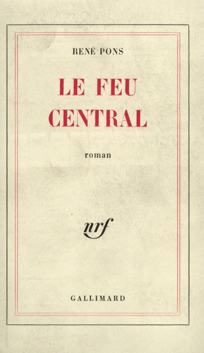 Knjiga Le Feu central Pons