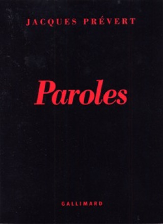 Kniha Paroles Prévert