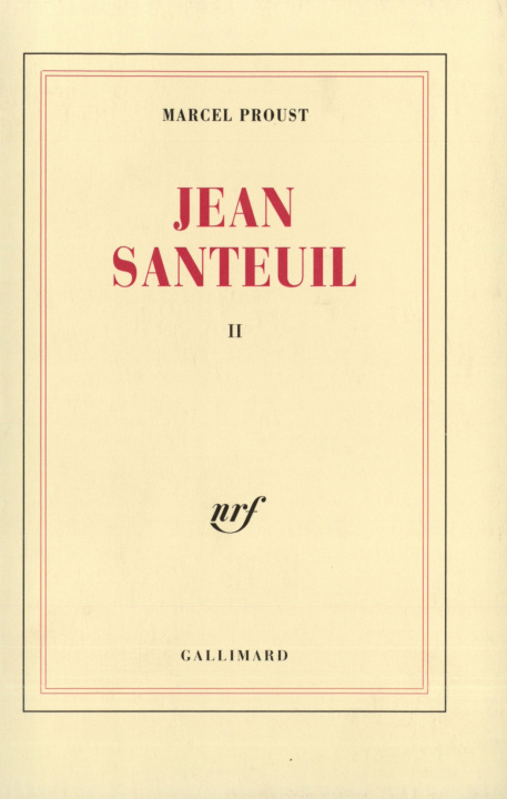 Kniha Jean Santeuil Proust