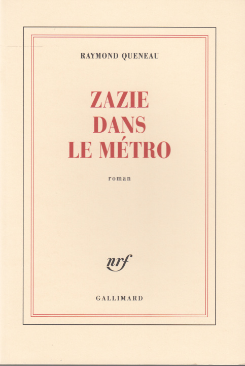 Book Zazie dans le métro Queneau