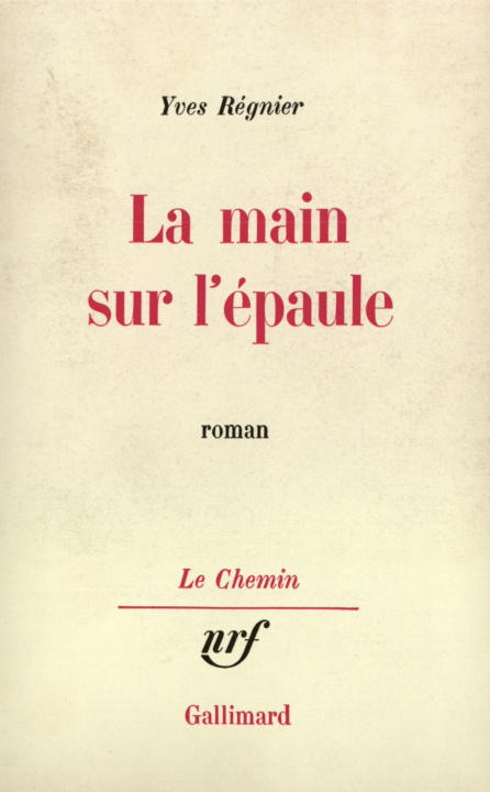 Boek La main sur l'épaule Régnier
