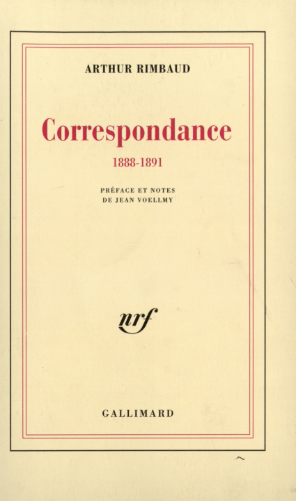 Boek CORRESPONDANCE RIMBAUD