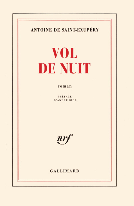 Kniha Vol de nuit Saint-Exupéry