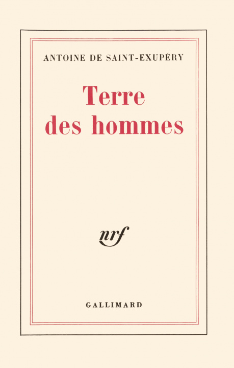 Buch Terre des hommes Saint-Exupéry