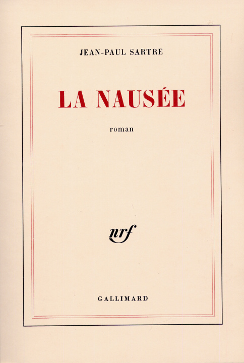 Kniha La Nausée Sartre