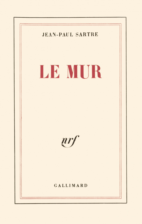 Book Le Mur Sartre