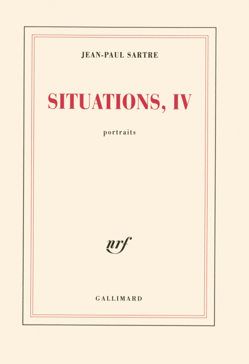 Book SITUATIONS SARTRE