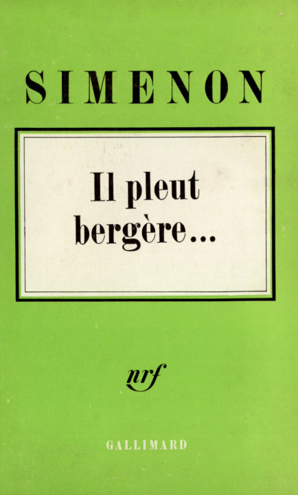 Libro Il pleut bergère... Simenon