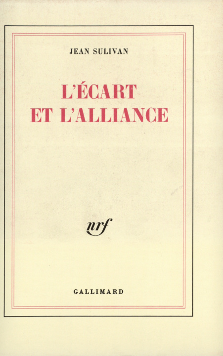 Book L'écart et l'alliance SULIVAN