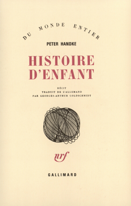 Book Histoire d'enfant Handke