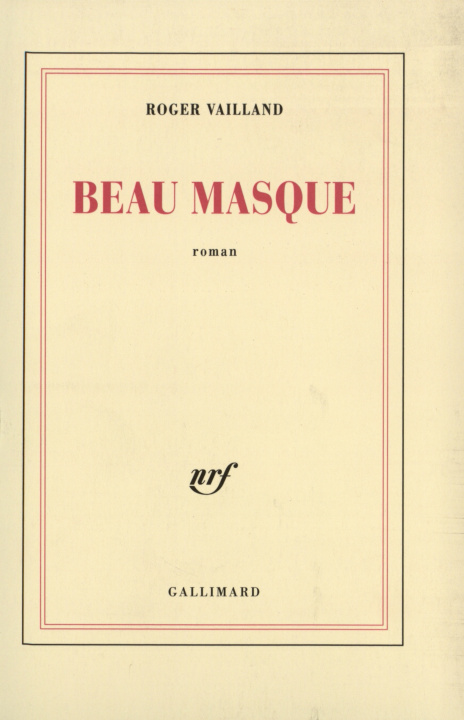 Book Beau Masque Vailland
