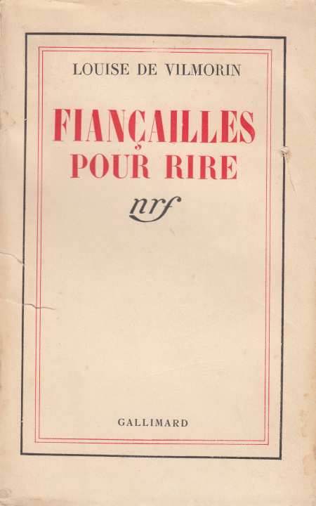 Book FIANCAILLES POUR RIRE VILMORIN