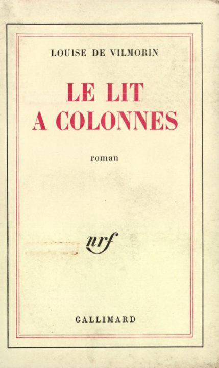 Knjiga LE LIT A COLONNES VILMORIN