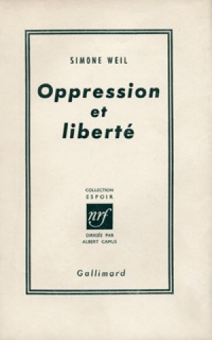 Knjiga Oppression et liberté Weil