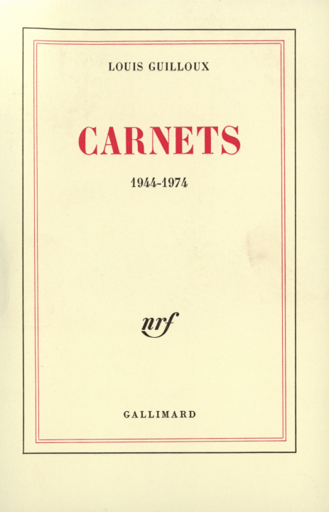 Book Carnets Guilloux