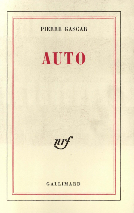 Knjiga Auto Gascar