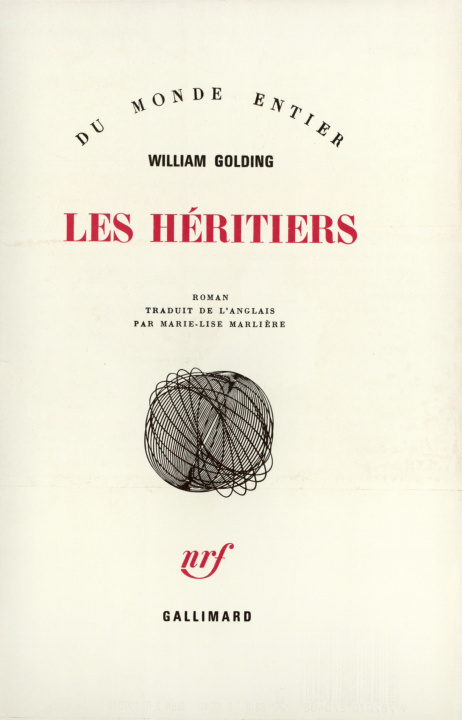 Knjiga Les Héritiers Golding