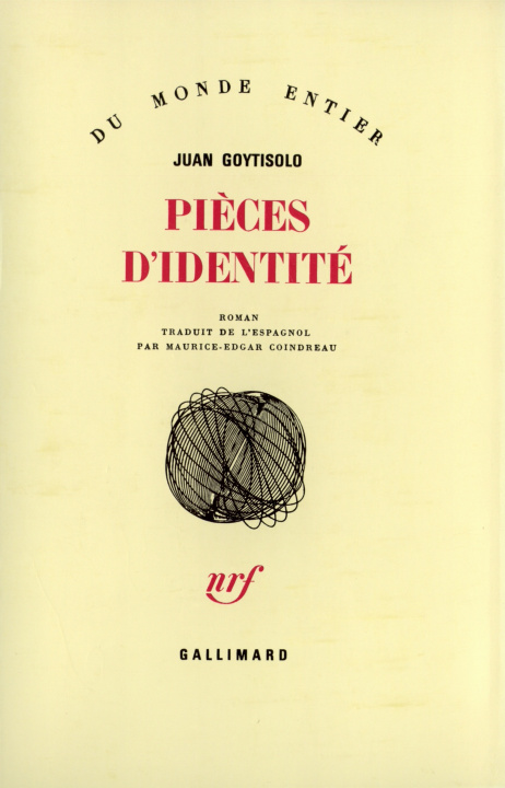 Kniha Pièces d'identité Goytisolo