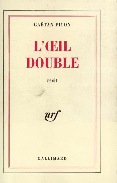 Livro L'Œil double Picon