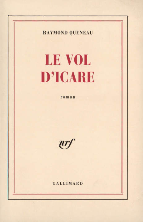 Knjiga Le Vol d'Icare Queneau