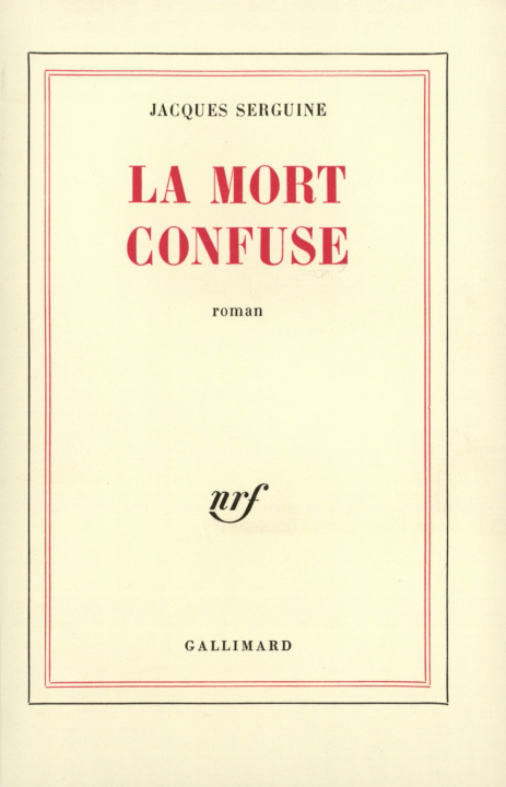 Knjiga La Mort confuse Serguine