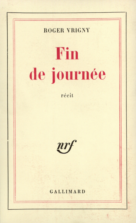 Buch Fin de journée Vrigny