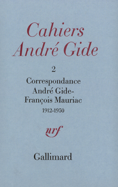 Knjiga Correspondance Gide