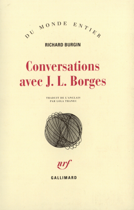 Kniha Conversations avec Jorge Luis Borges Borges