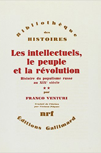 Könyv Les Intellectuels, le peuple et la révolution Venturi