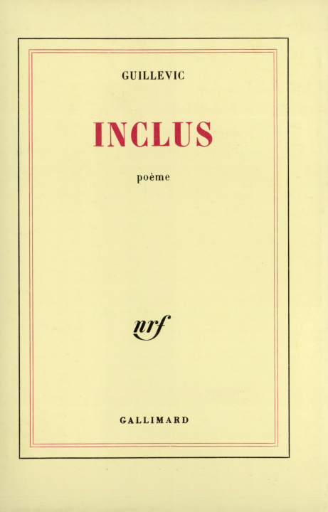 Knjiga Inclus Guillevic