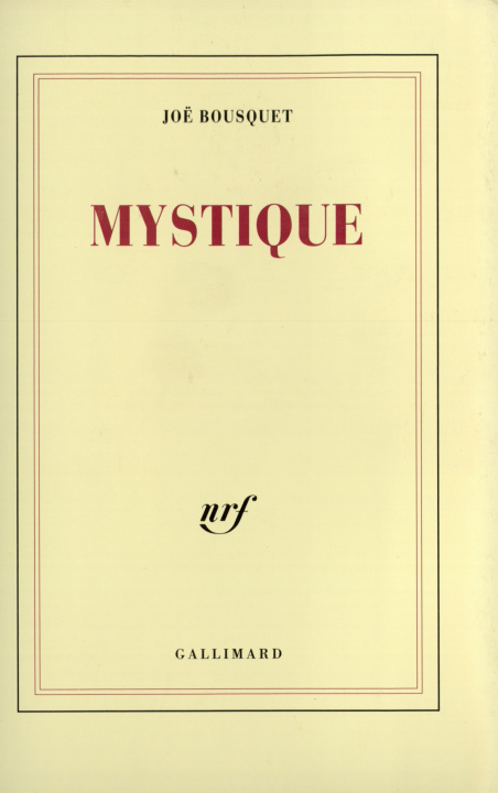 Knjiga Mystique Bousquet