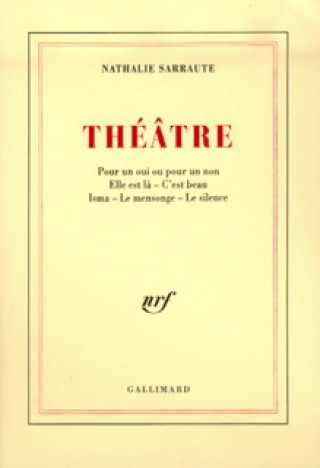 Kniha Théâtre Sarraute