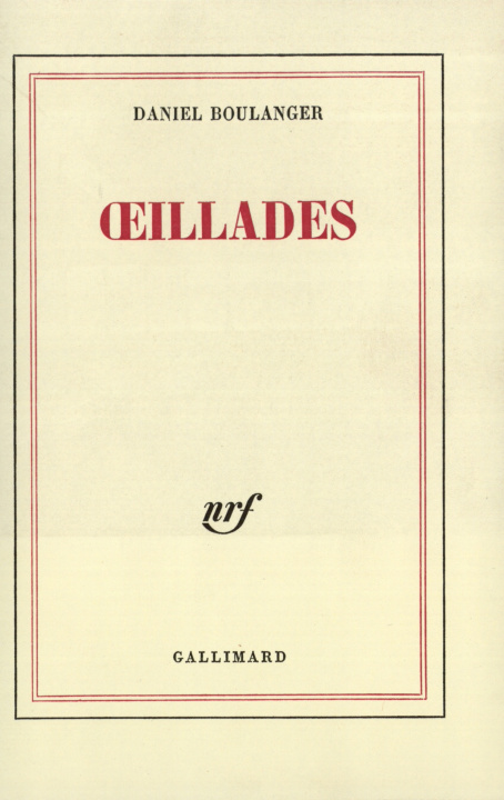 Knjiga Œillades Boulanger