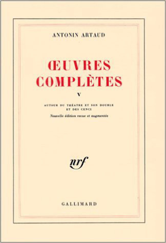 Book Œuvres complètes Artaud