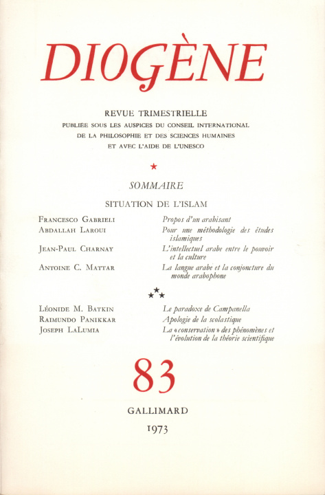 Knjiga Diogène COLLECTIFS GALL