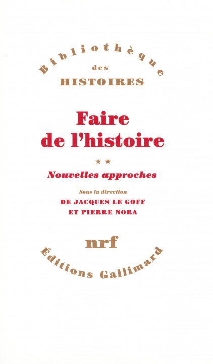 Kniha Faire de l'histoire 