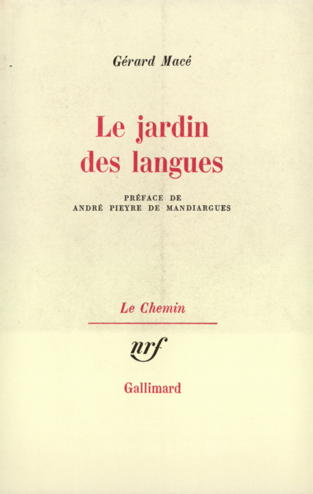 Knjiga Le Jardin des langues Macé