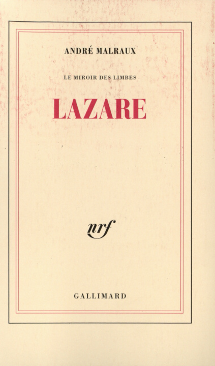 Buch Le Miroir des Limbes - Lazare Malraux