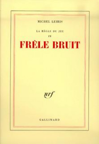 Book Frêle bruit Leiris