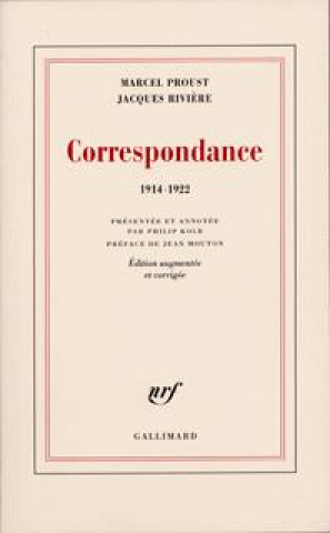 Knjiga Correspondance PROUST/RIVIERE