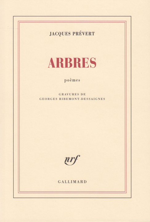 Kniha Arbres Prévert
